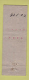 Matchbook Cover - Hillbilly BLANK