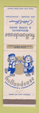 Matchbook Cover - Hollandease Restaurants Los Angeles CA EAR