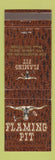 Matchbook Cover - Flaming Pit Ann Arbor MI steaks