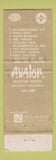 Matchbook Cover - Golden Knight Avalon Motor Hotel Waukesha WI WEAR