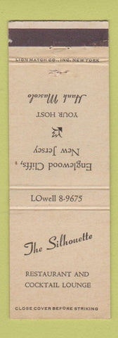 Matchbook Cover - The Silhouette Restaurant Englewood Cliffs NJ