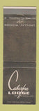 Matchbook Cover - Caberfae Lodge Cadillac MI WEAR