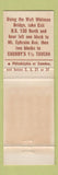 Matchbook Cover - Chubby's Hearth Restaurant West Collingswood NJ