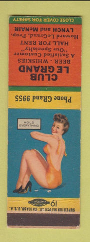 Matchbook Cover - Club Le Grand St Louis MO pinup