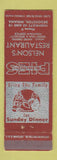 Matchbook Cover - Nelson's Restaurant Brookston IN