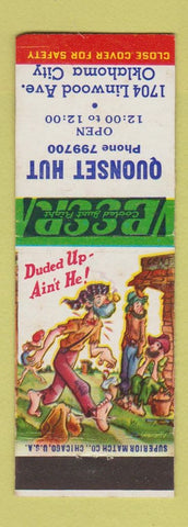 Matchbook Cover - Quonset Hut Oklahoma City OK hillbilly