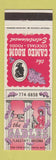 Matchbook Cover - Gables Restaurant Flagstaff AZ
