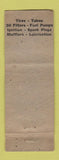 Matchbook Cover - Voigt's oil gas Wyomissing PA WORN