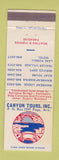Matchbook Cover - Grand Canyon Tours Page AZ