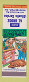 Matchbook Cover - Al Grosz Atlantic oil gas Hanover Township PA hillbilly