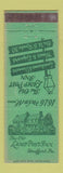 Matchbook Cover - Old Lamp Post Inn Strafford PA WEAR