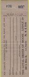 Matchbook Cover - Matchbook Cover Moose Lodge Los Angeles CA yellow