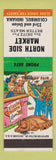 Matchbook Cover - North Side Market Grocery Columbus IN hillbilly