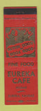 Matchbook Cover - Eureka Cafe Eureka KS