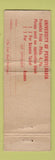 Matchbook Cover - 1960 Penn Football schedule WORN