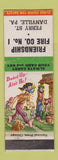 Matchbook Cover - Friendship Fire Company Danville PA hillbilly