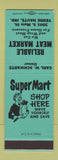 Matchbook Cover - Reliable Meat Market Terre Haute IN SAMPLE WEAR