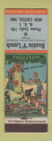 Matchbook Cover - Double V Lunch New Castle IN hillbilly Standard oil gas