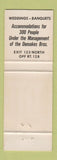 Matchbook Cover - Gloucester New Tavern Restaurant MA beer stein