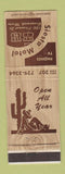 Matchbook Cover - Siesta Motel Brunswick ME
