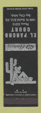 Matchbook Cover - El Pancho Court Motel Bay City MI