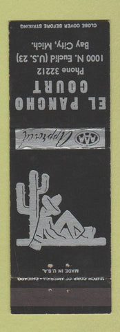 Matchbook Cover - El Pancho Court Motel Bay City MI