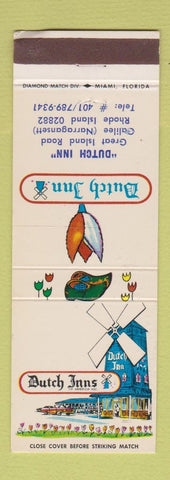 Matchbook Cover - Dutch Inn Narragansett RI