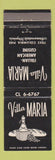 Matchbook Cover - Villa Maria Italian Annandale VA
