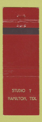Matchbook Cover - Studio T Hamilton TX