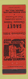 Matchbook Cover - Saget Cleaners Tailor Drexel Hill PA