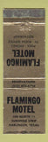 Matchbook Cover - Flamingo Motel Harlingen TX WEAR