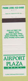 Matchbook Cover - Airport Plaza Hotel Seattle WA