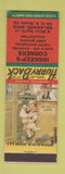 Matchbook Cover - Inskeep's oil gas Delaware OH