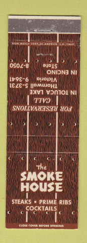 Matchbook Cover - Smoke House Restaurant Toluca Lake Encino CA
