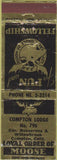 Matchbook Cover - Matchbook Cover Moose Lodge Compton CA