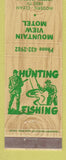 Matchbook Cover - Mountain View Motel Joseph OR