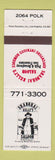 Matchbook Cover - Shanghai Kelly's Saloon