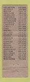 Matchbook Cover - Taggarts Driving School MA CHAIN DD Bean