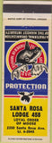 Matchbook Cover - Matchbook Cover Moose Lodge Santa Rosa CA