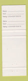 Matchbook Cover - Houndstooth Pub New York City