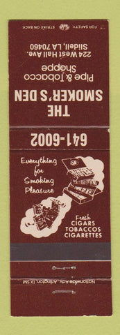 Matchbook Cover - Smoker's Den Slidell LA WEAR