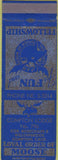 Matchbook Cover - Matchbook Cover Moose Lodge Compton CA blue WEAR