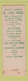 Matchbook Cover - St James Hotel Philadelphia PA