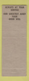 Matchbook Cover - Pope Cleaners Fort Sill OK