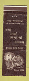 Matchbook Cover - Peerless Mill Inn Miamisburg OH