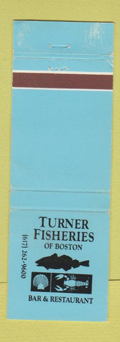 Matchbook Cover - Truner Fisheries Boston MA