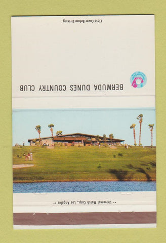 Matchbook Cover - Bermuda Dunes Country Club CA 40 Strike