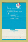 Matchbook Cover - Bermuda Dunes Country Club CA 40 Strike