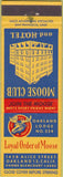 Matchbook Cover - Matchbook Cover Moose Lodge Oakland CA