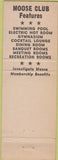 Matchbook Cover - Matchbook Cover Moose Lodge Oakland CA